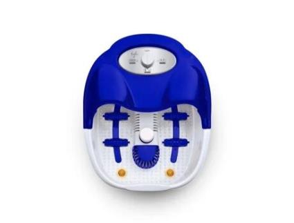 Pedilúvio Massageador YOGHI 80W 5 1L 3 Tipos de Massagem Acessórios de Pedicure Intercambiáveis Azul