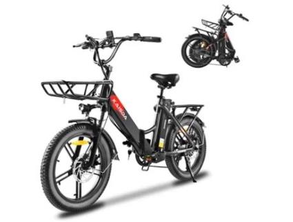Bicicleta Elétrica KAISDA K201 350W 35Km/H 20'' 20.8Ah Preto