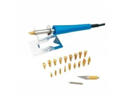 Gravador Elétrico 30W Gravura Em Madeira Ferro De Solda Em Cortiça 22 Pontas Stilo KMT