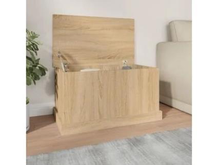 FDIT Caixa de Armazenamento Carvalho Sonoma 70X40X38 Cm Madeira Engenheirada Fdi7070649260199