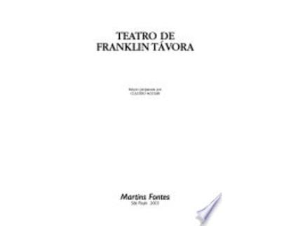 Livro Teatro de Franklin Tavora de Franklin Távora (Português do Brasil)