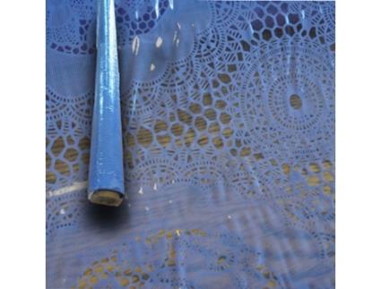 Toalha de Mesa TEYKOS Mega Stock Rolo Metros Semi Casa Festivais PVC Transparente (H140 cm 140 cm)