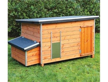 Gallinero VOSGES - Fabricación Europea Muy Robusto - con capacidad para 5-7 gallinas
