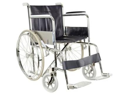 Cadeira de Rodas Dobrável com Rodas Maciças Assento 46 Cm FOSHAN DONGFANG MEDICAL EQUIPMENT