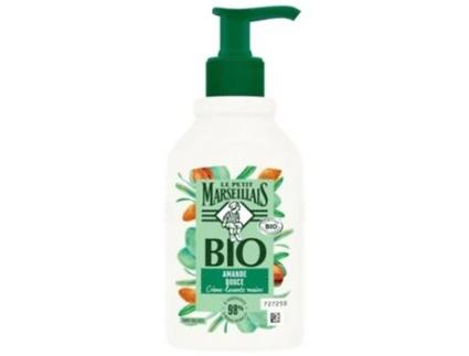 Creme para lavar as mãos com amêndoa doce orgânica 290 ml LE PETIT MARSEILLAIS