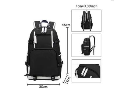 KOHREE Conjunto de Três Peças de Mochila de Estudante Rainbow Friends