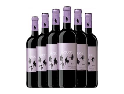 Vinho VAQUOS Tempranillo Ribera del Duero Carvalho (0.75 L - 6 Unidades)