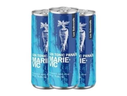 Gin LES SUBVERSIFS Gin Tonic Marie VIC Garrafa Terço (0.35 L - 3 Unidades)
