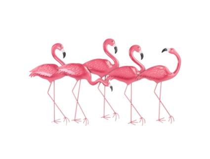 Decoração de Parede Flamingos BY SIGRIS