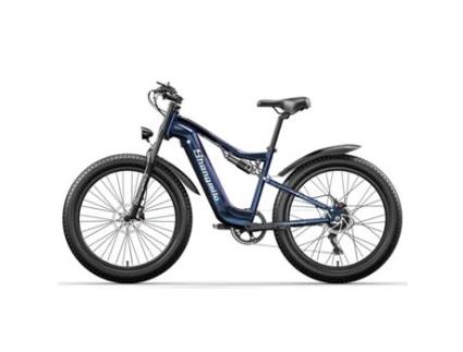 Bicicleta Elétrica SHENGMILO-Mx03 48V 17.5Ah 1000W Azul
