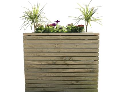 Floreiras Da Linha Luxe Columna 60X30X90 Cm VIDAHUERTO Madeira de Pinho para Exterior
