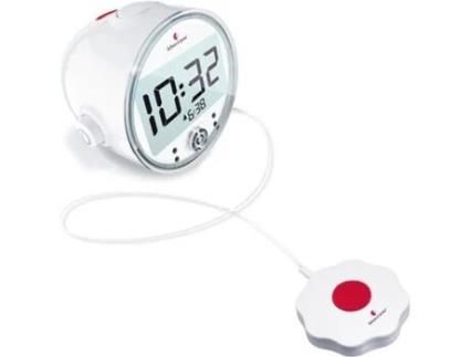 Despertador BELLMAN Visit Digital Pro Despertador com Disco Vibratório e Flash Despertador para Deficientes Auditivos
