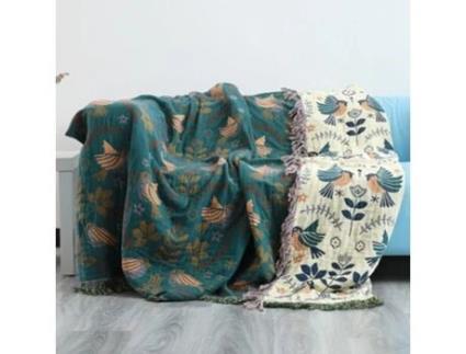 Protetor de Capa de Assento de Sofá Antiderrapante Capas de Almofada de Sofá para Animais de Estimação-Azul