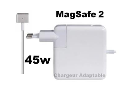 Carregador Substituição Fonte de Alimentação Macbook A1405 A1330 A1370 Magsafe 2 45W. KM ENERGY