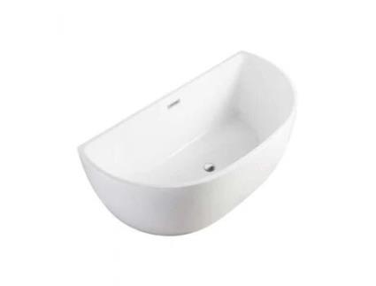 Bella Banheira Semi-Ilha Banheira de Parede Elegante e Requintada Robusta Fácil Manutenção 80X170X58Cm