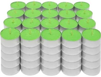 Velas Perfumadas para Chá Vela para Aquecedor de Chá Tealight Duração de 4 5 Horas Cheiro de Jasmim Noturno COM-FORT HOUSE