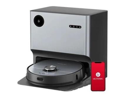 Aspirador Robô ULTENIC Mc1 com Estação Esvaziamento/Lavagem/Secagem/Limpeza Automática Navegação Lidar 5000Pa