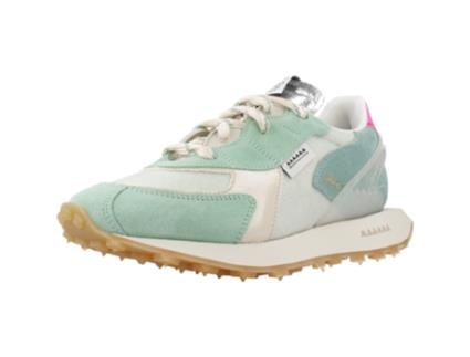 Sapatos de Mulher RUN OF Emerald Tecido Verde (37)