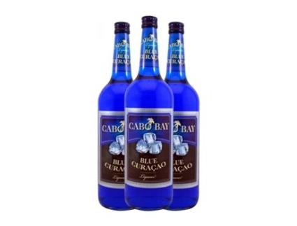 Licores WILHELM BRAUN Cabo Bay Blue Curaçao (1 L - 3 Unidades)