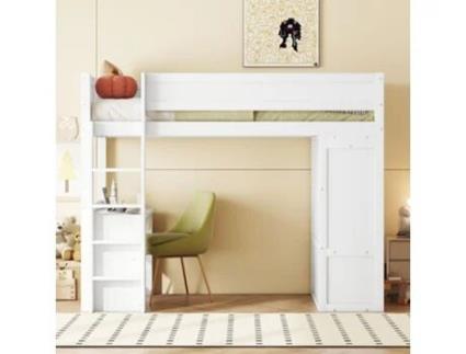 Cama Mezzanine Multifunções UYTIE HOME Branco