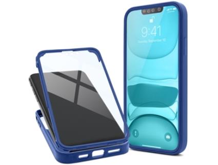 Película de Ecrã Borda Proteção Frente Verso para iPhone 14 Plus MOOZY Transparente