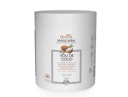 Mascara Capilar 1A-4C Nutrição Imediata Vou de Coco 550G GRIFFUS