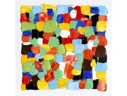 100 X 100 Cm De Imagem Abstrata Imagens Coloridas De Óleo Na Tela