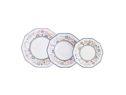 Conjunto de Louça QUEEN´S BY CHURCHILL Bengal (Multicolor - Cerâmica - 12 Peças)