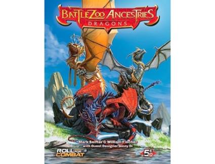 Livro Battlezoo Ancestries Dragons de Mark Seifter e William Fischer (Inglês - Capa Dura)