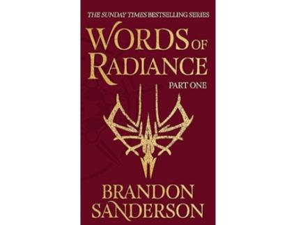 Livro Words of Radiance Part One de Brandon Sanderson (Inglês - Capa Dura)
