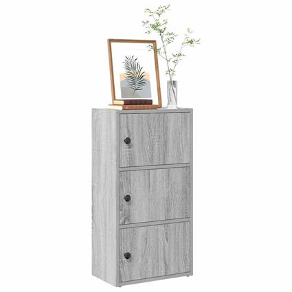 vidaXL Estante 40x24x77 cm derivados de madeira cinzento sonoma