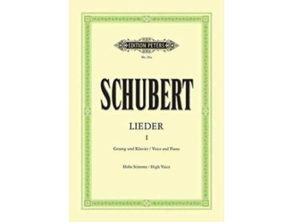 Livro SONGS VOL1 HIGH VOICE PIANO de FRANZ SCHUBERT (Alemão)
