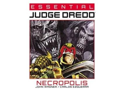 Livro Essential Judge Dredd Necropolis de John Wagner (Inglês)