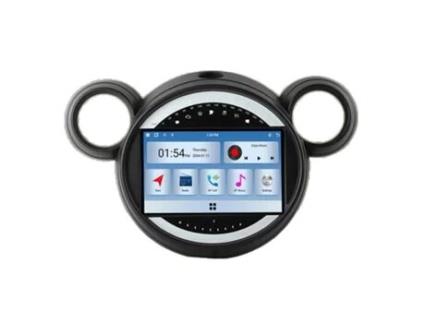 Autorrádio Multimédia 6Gb Ram 128Gb Rom Carplay ROVERONE para Bmw Mini Cooper 2010-2016 Carro Rádio Bluetooth Gps Navegação