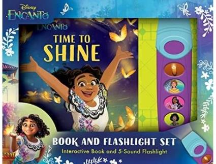 Livro Disney Encanto Time To Shine 5 Sound Flashlight de Pi Kids (Inglês - Capa Dura)