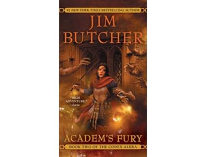 Livro Academs Fury de Jim Butcher (Inglês)