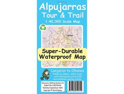 Livro Alpujarras Tour and Trail Map de David Brawn (Inglês)