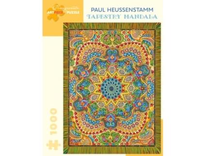 Livro paul heussenstamm tapestry mandala 1000-piece jigsaw puzzle de illustrated by paul heussenstamm (inglês)