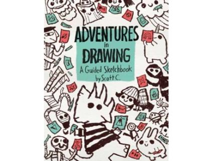 Livro adventures in drawing de scott campbell (inglês)