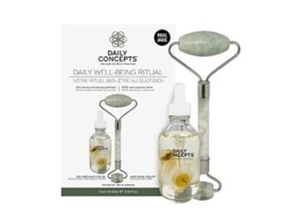 DAILY CONCEPTS DAILY CONCEPTS Jade Facial Roller Set Green 60Ml