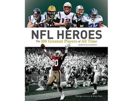 Livro NFL Heroes de George Johnson e Allan Maki (Inglês)