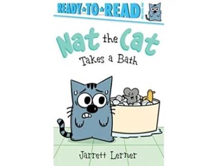 Livro Nat the Cat Takes a Bath de Jarrett Lerner (Inglês)