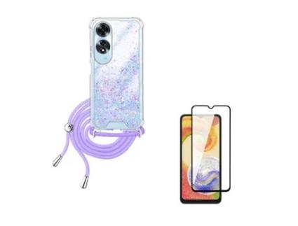 Capa Shinnyhands Free Strongglass para Xiaomi Redmi 14R CAPASMART Vidro Roxo