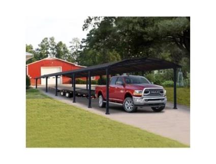 Palram Canopy Arcadia Garagem 1290X360 cm Alumínio Cinzento CANOPIA BY PALRAM