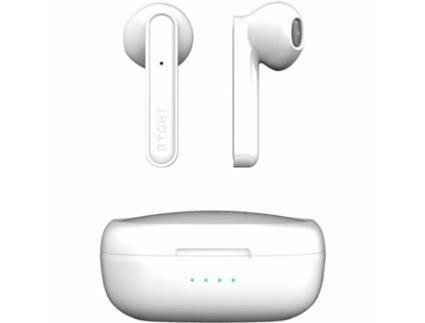 Auriculares de botão RYGHT r483447 (Branco - USB - USB-C - Bluetooth - Bluetooth 5.0)