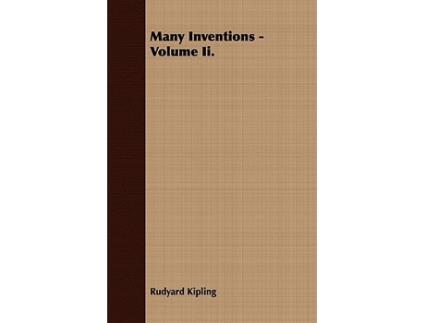 Livro Many Inventions Volume II de Rudyard Kipling (Inglês)