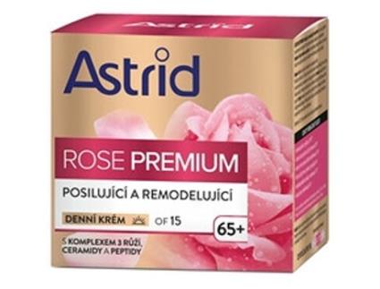 ASTRID Rose Premium Day Cream Of 15 65+ Posilující a Remodelujicí Denní Krém 50Ml