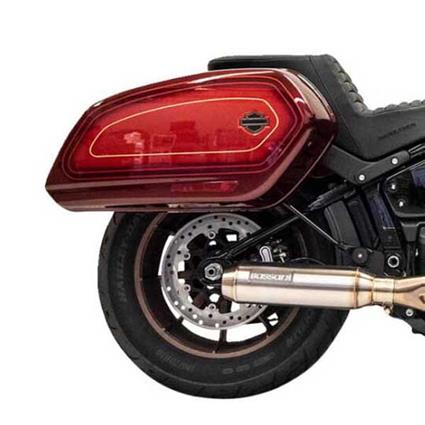 Bassani Xhaust Sistema De Linha Completa Não Homologado 2-1 Super Bike Fxlr Harley Davidson Ref:1s78ss