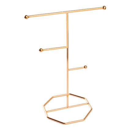 Blanca Caixa De Joias Jewellery Rack Gold Kxd0855