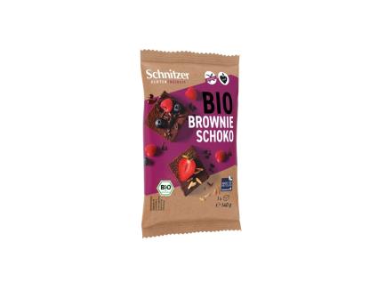 Brownie Chocolate Schnitzer Sem Glúten Bio 140 G